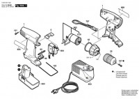 Bosch 0 603 937 564 Psr 120 Cordless Screw Driver 12 V / Eu Spare Parts